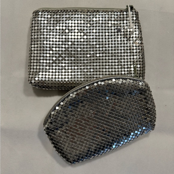 La Regale Metallic Silver Evening Bag - Picture 1 of 11